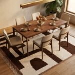 Premium Wool Moroccan Area Rug | Artisan Handmade Design view 2