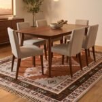Moroccan Wool Rug | Handcrafted Geometric Floor Carpet view 5