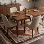 Moroccan Wool Rug | Handcrafted Geometric Floor Carpet view 4