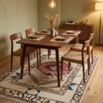 Traditional Wool Moroccan Rug | Handmade Berber Carpe view 5
