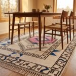 Traditional Wool Moroccan Rug | Handmade Berber Carpe view 3