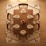 Designer Wool Moroccan Rug | Handmade Tribal Pattern view 3