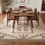 Designer Wool Moroccan Rug | Handmade Tribal Pattern view 2
