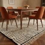 Luxury Wool Moroccan Rug | Handmade Berber Style Carpet view 18