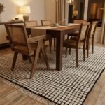 Luxury Wool Moroccan Rug | Handmade Berber Style Carpet view 5