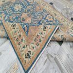 Oushak Style Wool Carpet | Traditional Hand Knotted Rug view 2