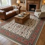 Old-World Oushak Wool Carpet | Traditional Hand Knotted Rug view 19