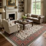 Old-World Oushak Wool Carpet | Traditional Hand Knotted Rug view 18