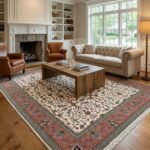 Old-World Oushak Wool Carpet | Traditional Hand Knotted Rug view 17