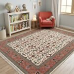 Old-World Oushak Wool Carpet | Traditional Hand Knotted Rug view 16