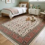 Old-World Oushak Wool Carpet | Traditional Hand Knotted Rug view 14