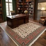 Old-World Oushak Wool Carpet | Traditional Hand Knotted Rug view 12
