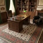 Old-World Oushak Wool Carpet | Traditional Hand Knotted Rug view 7