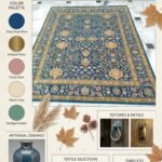 Royal Oushak Wool Rug | Hand Knotted Traditional Carpet view 23