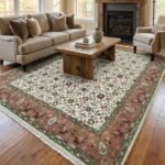 Heritage Oushak Wool Carpet | Hand Knotted in Jaipur, India view 9