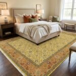 Artisan Oushak Wool Rug | Intricate Hand Knotted Craftsmanship view 14