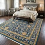 Royal Oushak Wool Rug | Hand Knotted Traditional Carpet view 19