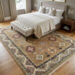 Classic Oushak Floral Carpet | Handmade Wool Rug from Jaipur view 17