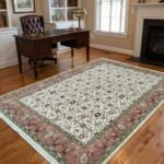 Heritage Oushak Wool Carpet | Hand Knotted in Jaipur, India view 8