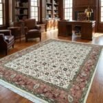 Heritage Oushak Wool Carpet | Hand Knotted in Jaipur, India view 1
