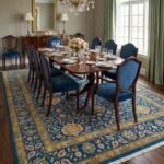 Royal Oushak Wool Rug | Hand Knotted Traditional Carpet view 16