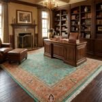 Timeless Oushak Carpet | Traditional Hand Knotted Wool Rug view 10