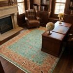 Timeless Oushak Carpet | Traditional Hand Knotted Wool Rug view 9