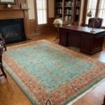 Timeless Oushak Carpet | Traditional Hand Knotted Wool Rug view 8