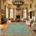 Timeless Oushak Carpet | Traditional Hand Knotted Wool Rug view 7