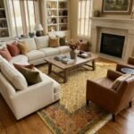 Artisan Oushak Wool Rug | Intricate Hand Knotted Craftsmanship view 10