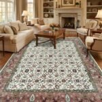 Heritage Oushak Wool Carpet | Hand Knotted in Jaipur, India view 6