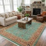 Timeless Oushak Carpet | Traditional Hand Knotted Wool Rug view 17