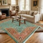 Timeless Oushak Carpet | Traditional Hand Knotted Wool Rug view 16