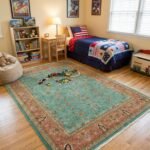 Timeless Oushak Carpet | Traditional Hand Knotted Wool Rug view 15