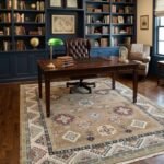 Classic Oushak Floral Carpet | Handmade Wool Rug from Jaipur view 10