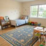 Royal Oushak Wool Rug | Hand Knotted Traditional Carpet view 12