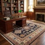 Heritage Floral Wool Carpet | Hand Knotted Oushak Rug view 2
