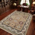 Classic Oushak Floral Carpet | Handmade Wool Rug from Jaipur view 13