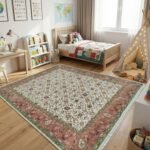 Heritage Oushak Wool Carpet | Hand Knotted in Jaipur, India view 13