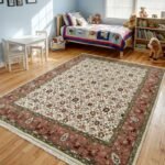 Heritage Oushak Wool Carpet | Hand Knotted in Jaipur, India view 11
