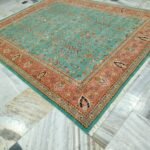 Timeless Oushak Carpet | Traditional Hand Knotted Wool Rug view 2