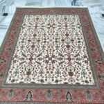 Old-World Oushak Wool Carpet | Traditional Hand Knotted Rug view 2